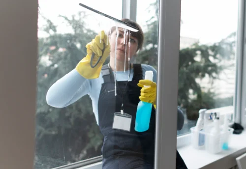 Nettoyage de vitres intérieures et extérieures à Bizeneuille